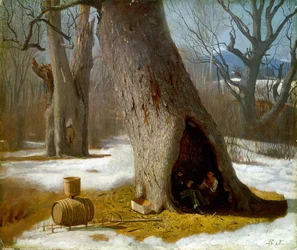 Les Truants, vers 1870